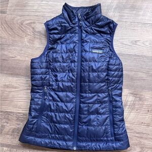 Patagonia Navy Blue Quilted Vest